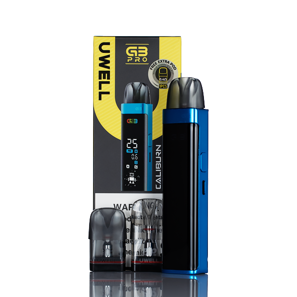 Uwell Caliburn G3 Pro 1000mAh Pod System Starter Kit With 3 x Refillable 2.5ML Caliburn G3 Integrated Coil Cartridge Pod