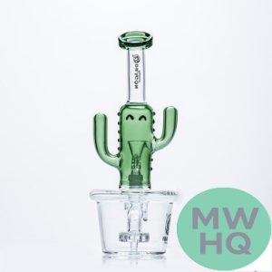 Dragon Platinum Water Pipe Happy Cactus With Circ Perc - 200 Grams - 8 Inches - Assorted Colors [WPE-052]