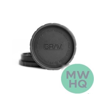 GRAV Hemp Plastic Grinder - 2.5 Inches - 2 Part - Display of 16
