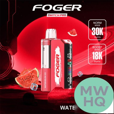 Foger Switch Pro Kit 30K Puffs 19ML Disposable Device & Power Bank - Display of 5