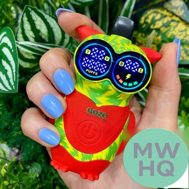 Ooze Hoot Character 650mAh Dual 510 Cartridge Device Battery With Digital Screen