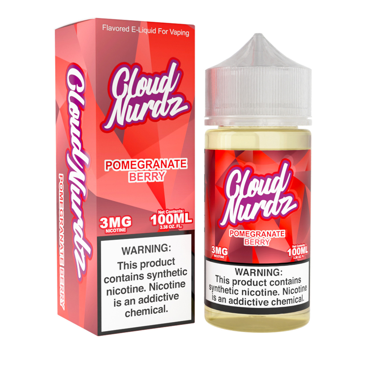Cloud Nurdz Synthetic Nicotine E-Liquid 100ML