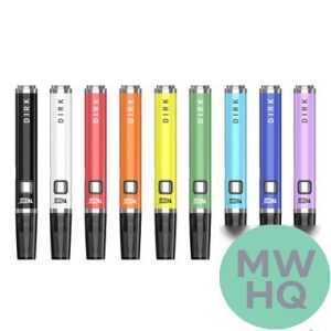 Yocan Dirk 400mAh VV Ceramic Dabbing Knife Kit - Display of 9