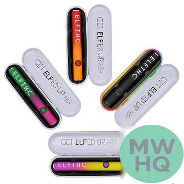 ELF Hardware 230mAh 510 VV Preheat Cartridge Device Battery - Display of 10