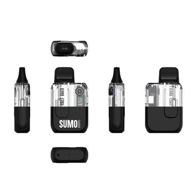 Half Bak'd Sumo Rosin Blend Delta THC-P + THC-H + THC-A Disposable Device 5G With LED Screen - Display of 5