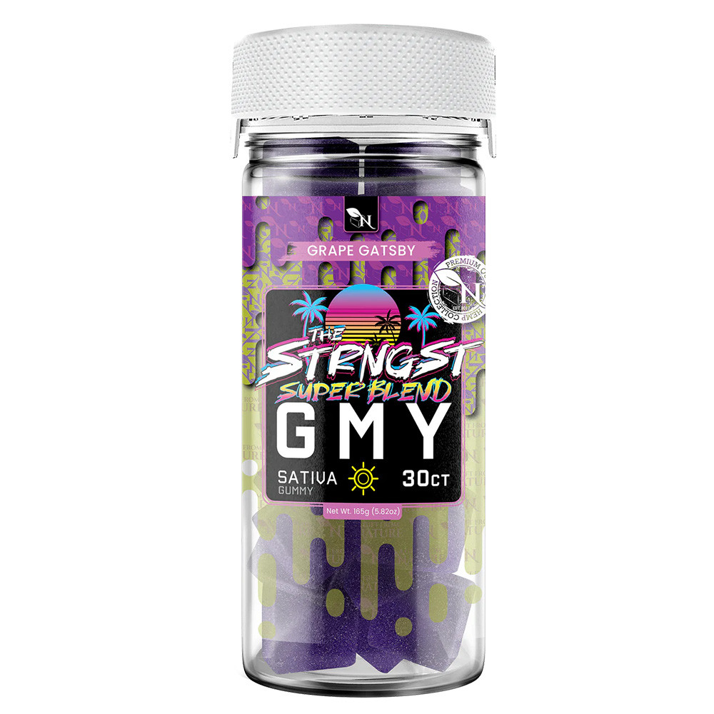 AGFN The Strngst Super Blend GMY THC-P + Delta-9 + Delta-8 + Live Resin Gummies 6000MG - 30ct Jar (MSRP $44.99)
