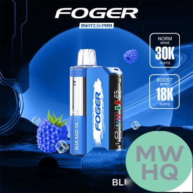 Foger Switch Pro Kit 30K Puffs 19ML Disposable Device & Power Bank - Display of 5
