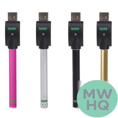 Ooze Twist Adjustable Voltage Preheat Slim Pen Battery With USB Charger