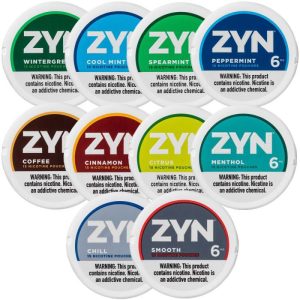 ZYN Nicotine Pouches - 15 Pouches Per Can - Pack of 5 Cans