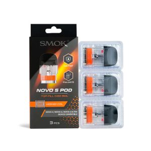 SMOK Novo 5 3ML Refillable Replacement Top-Fill Pod - Pack of 3 (MSRP $9.99)