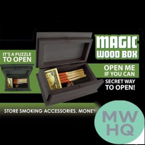 Smokezilla Wood Magic Storage Box - Assorted Designs - Display of 6 [22899] (MSRP $15.99 Each)