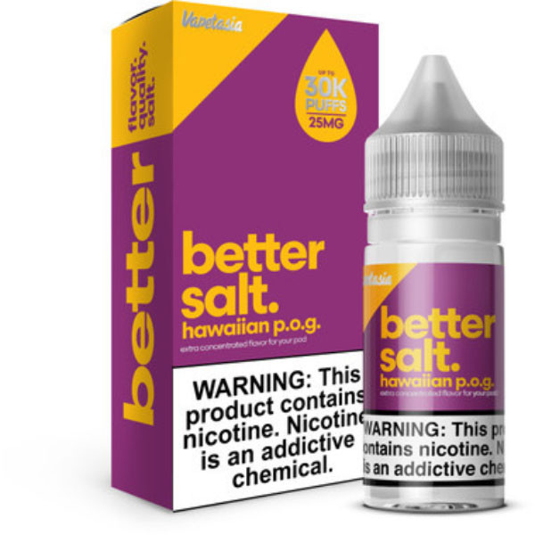Vapetasia Better Salt Synthetic Nicotine Salt E-Liquid 30ML (MSRP $19.99)
