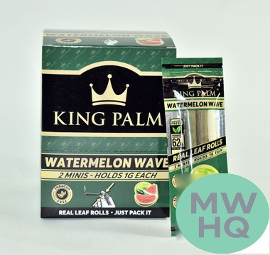 King Palm Flavors Mini Rolls - Display of 20 Pouches