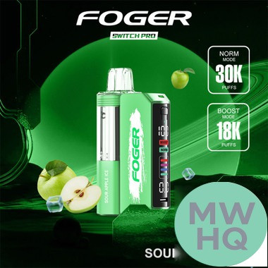 Foger Switch Pro Kit 30K Puffs 19ML Disposable Device & Power Bank - Display of 5