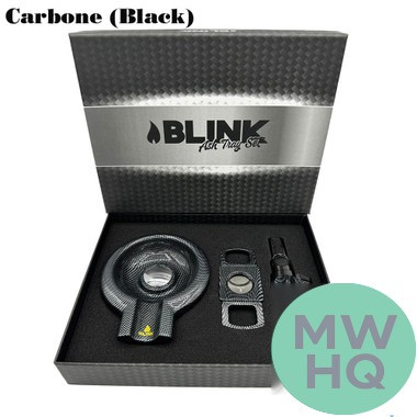 Blink Ash Tray Premium Set With Torch, Ashtray & Cigar Cutter
