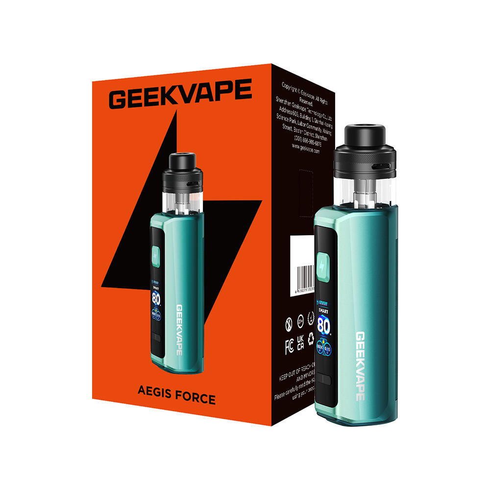 GeekVape Aegis Force 3200mAh Pod System Starter Kit With 5ML Refillable Cartridge (MSRP $47.99)