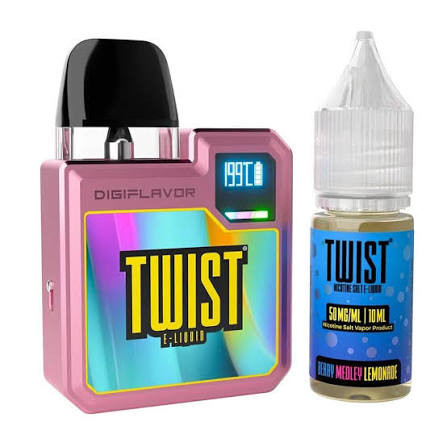 GeekVape Digiflavor Digi-Q 1000mAh Pod System Kit With 2 x 2ML GeekVape Q Cartridge & 10ML E-Liquid Bottle