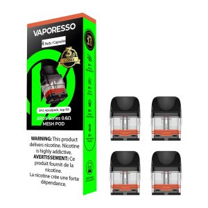 Vaporesso XROS Series Top Fill 2ML Refillable Replacement Pod - Pack of 4 (MSRP $15.00)