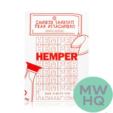 HEMPER Glass Themed Peak Attachment Water Pipe
