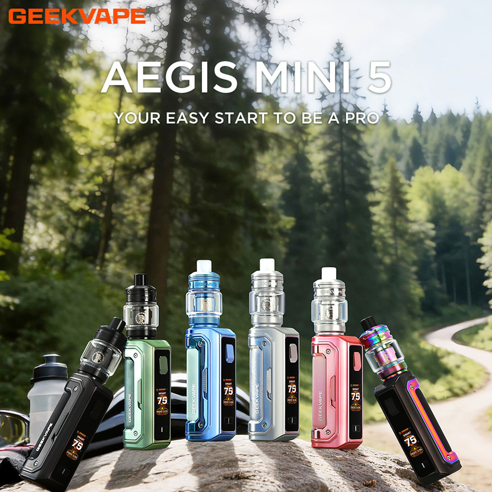 GeekVape Aegis Mini 5 100W 3200mAh Starter Kit With 5ML Z Nano 3 Tank (MSRP $72.90)