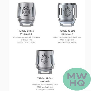 SMOK TFV8 Baby Tank Replacement Coils - Pack of 5