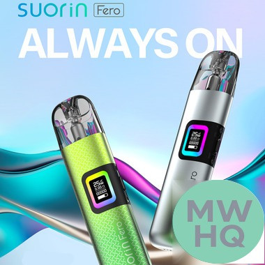 Suorin Fero 1000mAh Pod System Starter Kit With 2 x Refillable 3ML Cartridge Pod