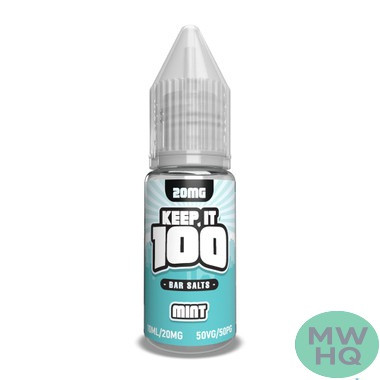 Keep It 100 Bar Salts Nicotine Salt E-Liquid 10ML - Display of 10