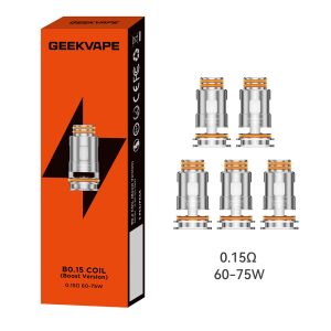 GeekVape B Series Boost Version Replacement Coils - Pack of 5 (MSRP $19.99)