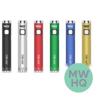 Yocan ARI Mini 400mAh Adjustable Voltage Battery with Type-C Charging Port - Display of 20
