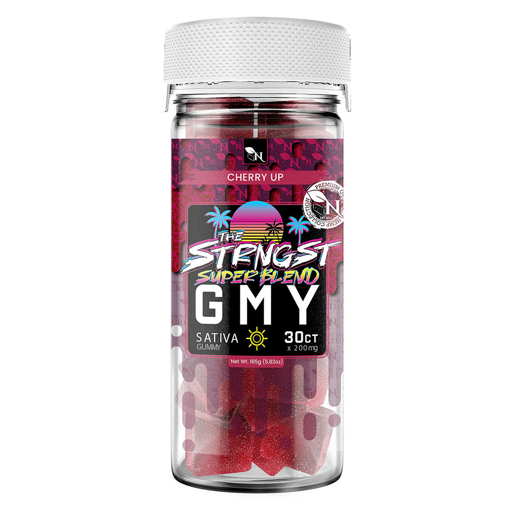 AGFN The Strngst Super Blend GMY THC-P + Delta-9 + Delta-8 + Live Resin Gummies 6000MG - 30ct Jar (MSRP $44.99)