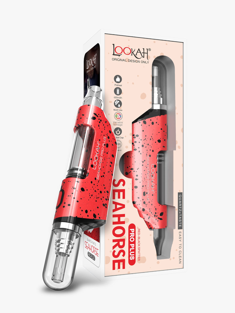 Lookah Seahorse Pro Plus Spatter Edition 650mAh Variable Voltage Dab Pen Vaporizer