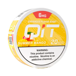 QIT Enhanced Flavor Burst Tobacco-Free Nicotine Pouches - 20 Pouches Per Can - Pack of 5 Cans