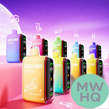 Geek Bar Pulse 16ML 15K Puffs Disposable Device With Battery & E-Liquid Full Screen - Display of 5