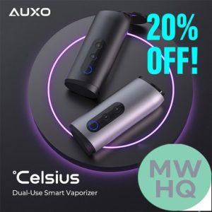 AUXO Celsius 1000mAh Dual Use Smart Vaporizer Kit (MSRP $249.00)