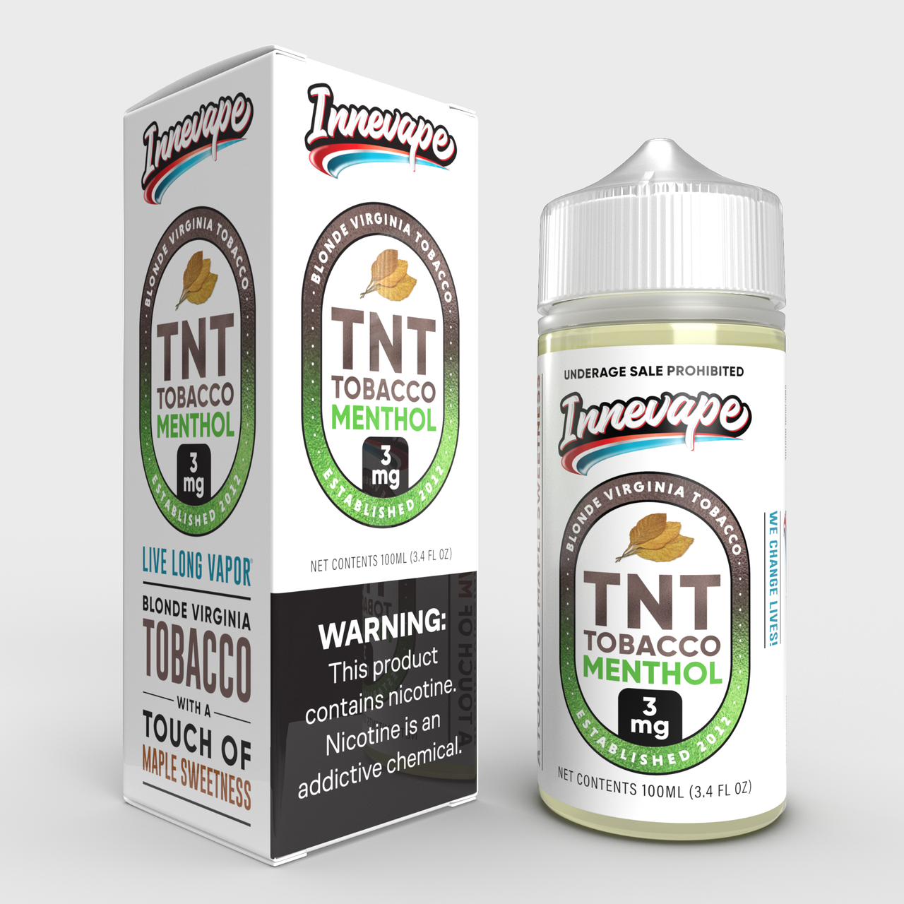 Innevape Nicotine E-Liquid 100ML