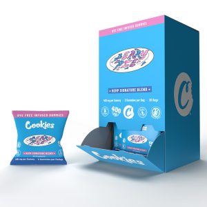Cookies Hemp Signature Blend D8 + CBD + CBG + CBC + D9 + THC-P Gummies 800MG - 2ct Pack - Display of 30 Packs (MSRP $5.99 Each)