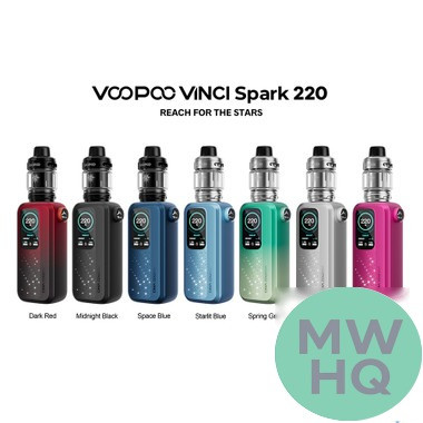 VooPoo VINCI Spark 220 220W Dual 18650 Starter Kit With 5.5ML UFORCE-X Tank