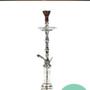 Khalil Maamoon Shamadan 27 Inch Single Hose Hookah - Assorted Colors [KM-2377] (MSRP $80.00)