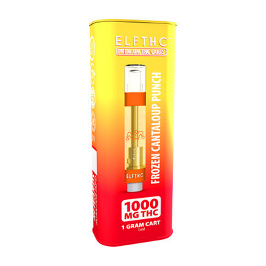 ELFTHC Delta THC Vape Cartridge 1G - Display of 8