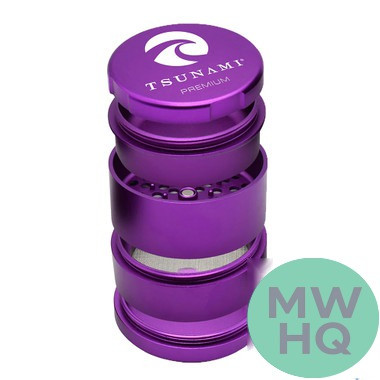 Tsunami Premium Micro Rounded Teeth Grinder - 5 Part
