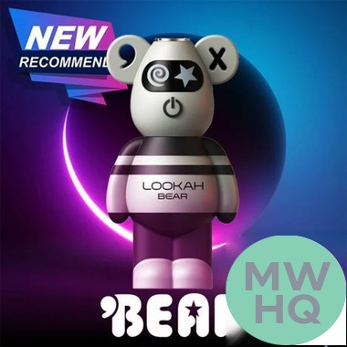 Lookah Bear 500mAh Variable Voltage 510 Thread Device Pen Battery - Display of 5