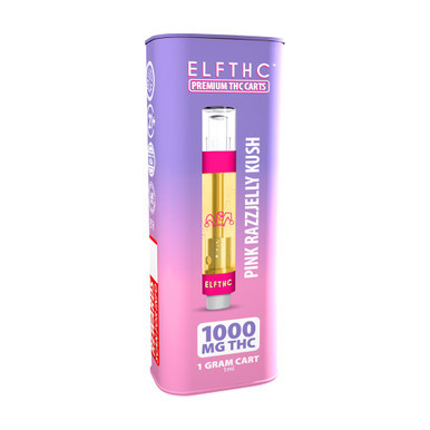 ELFTHC Delta THC Vape Cartridge 1G - Display of 8