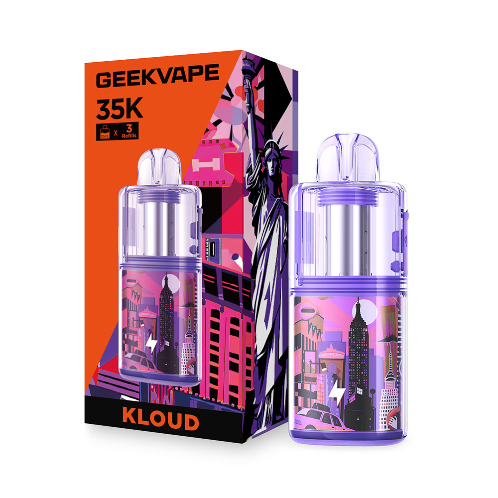 GeekVape Kloud 1000mAh Pod System Starter Kit With 10ML Refillable Cartridge (MSRP $12.99)