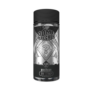Dome Wrecker Powered By HiXotic Delta 9 + THCP Vegan Gummies 11000MG - 21ct Jar - Display of 6 Jars