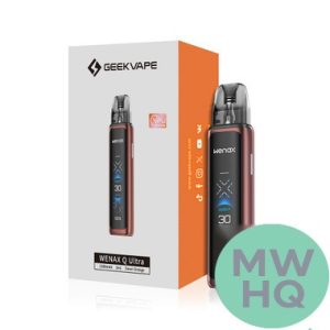 GeekVape Wenax Q Ultra 1300mAh Pod System Starter Kit With 2 x 3ML Refillable Q Cartridge
