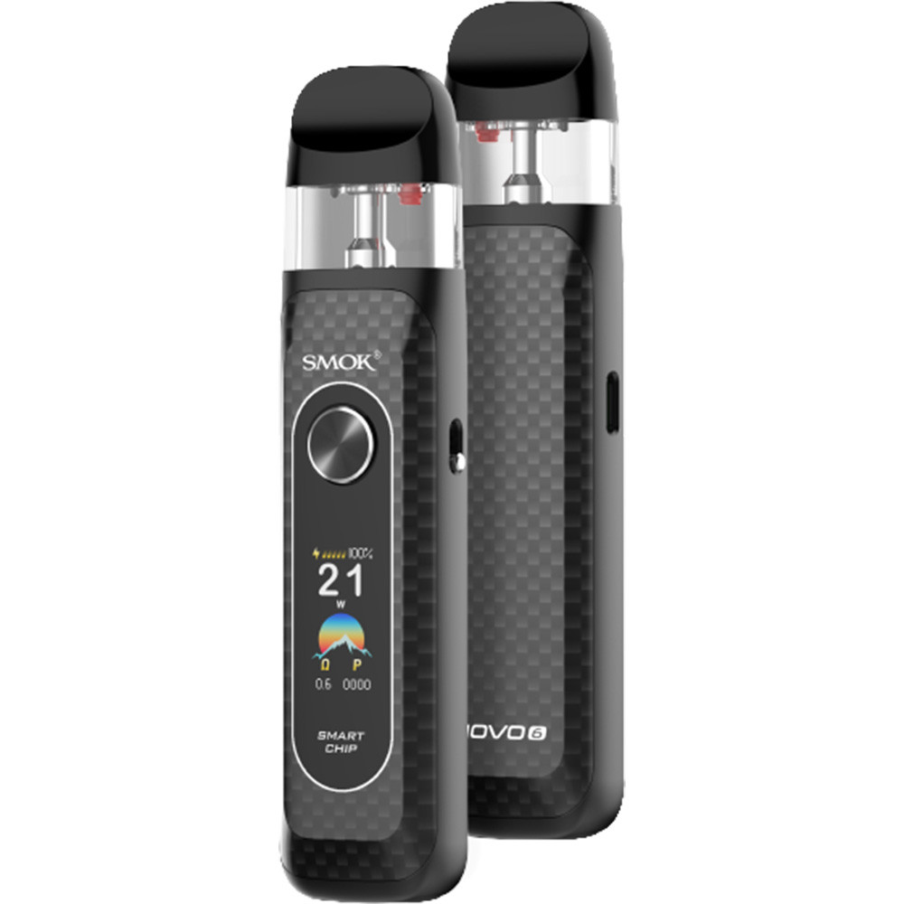 SMOK Novo 6 1700mAh Pod System Starter Kit With 2 x 3ML Novo 5 Refillable Pod (MSRP $32.00)