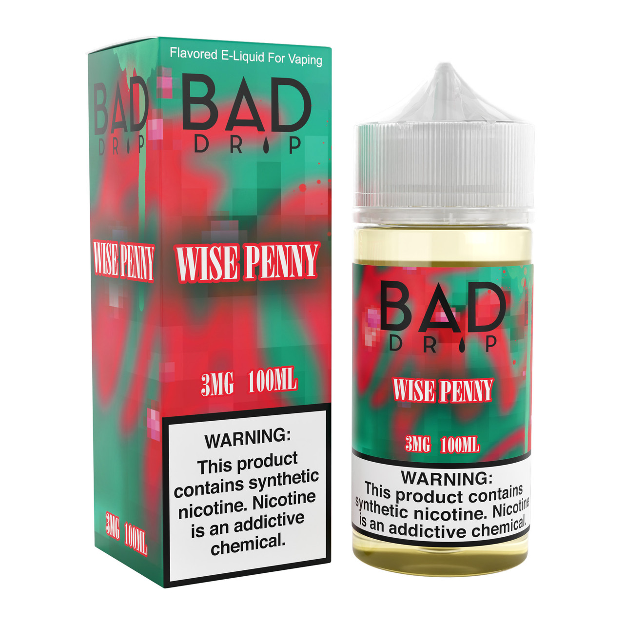 Bad Drip Synthetic Nicotine E-Liquid 100ML (MSRP $24.99)