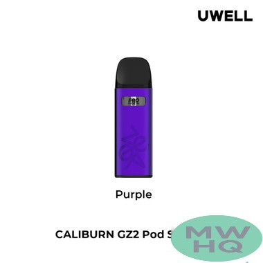 Uwell Caliburn GZ2 850mAh Pod System Starter Kit With Refillable 2ML Caliburn G2 Empty Cartridge Pod