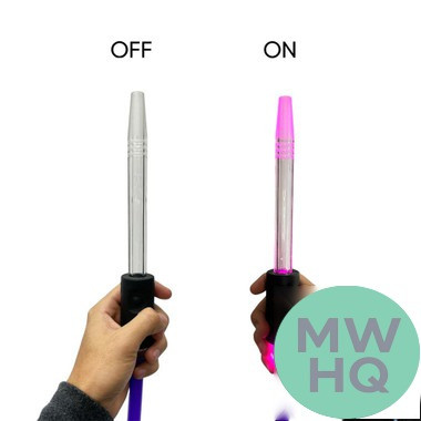 DUD Hookah Wonka Silicone Hose With LED Light - Assorted Colors