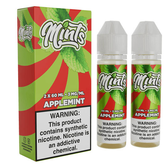Mints Synthetic Nicotine E-Liquid 120ML (2 x 60ML)